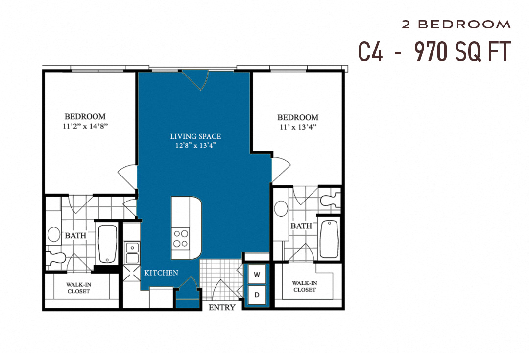 Commons Park West Two Bedroom C4